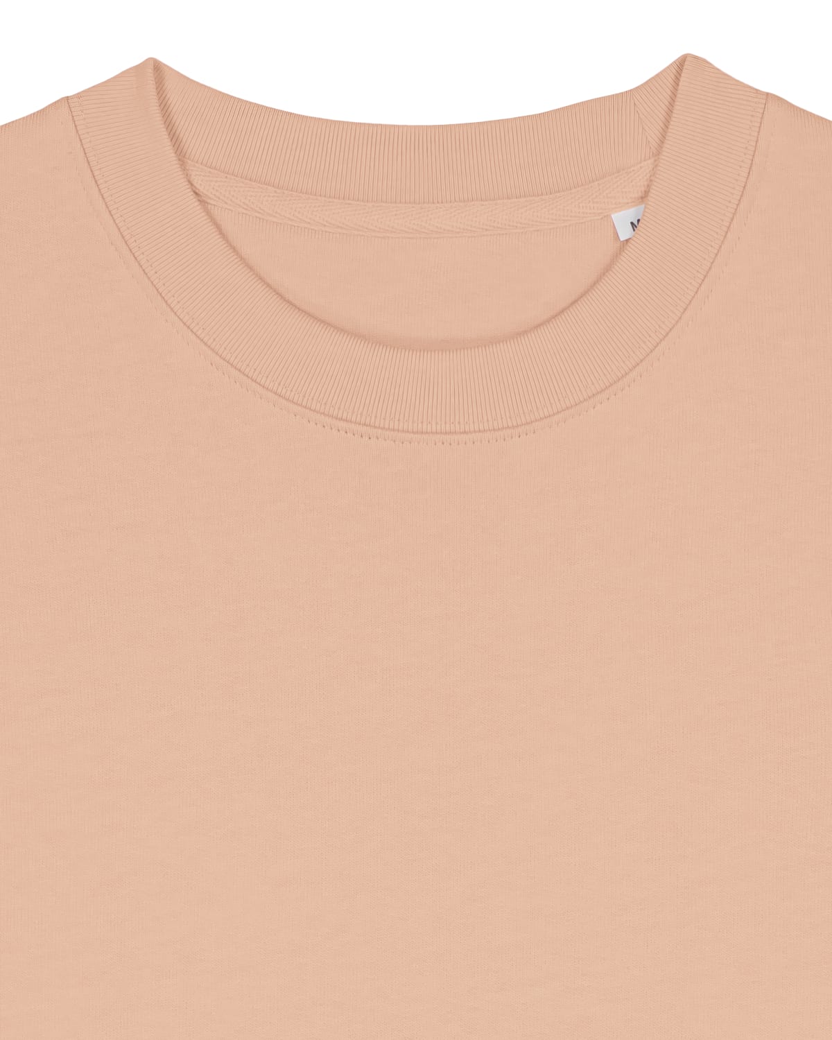 ORGANIC COTTON SWEATSHIRT IN  PEACH