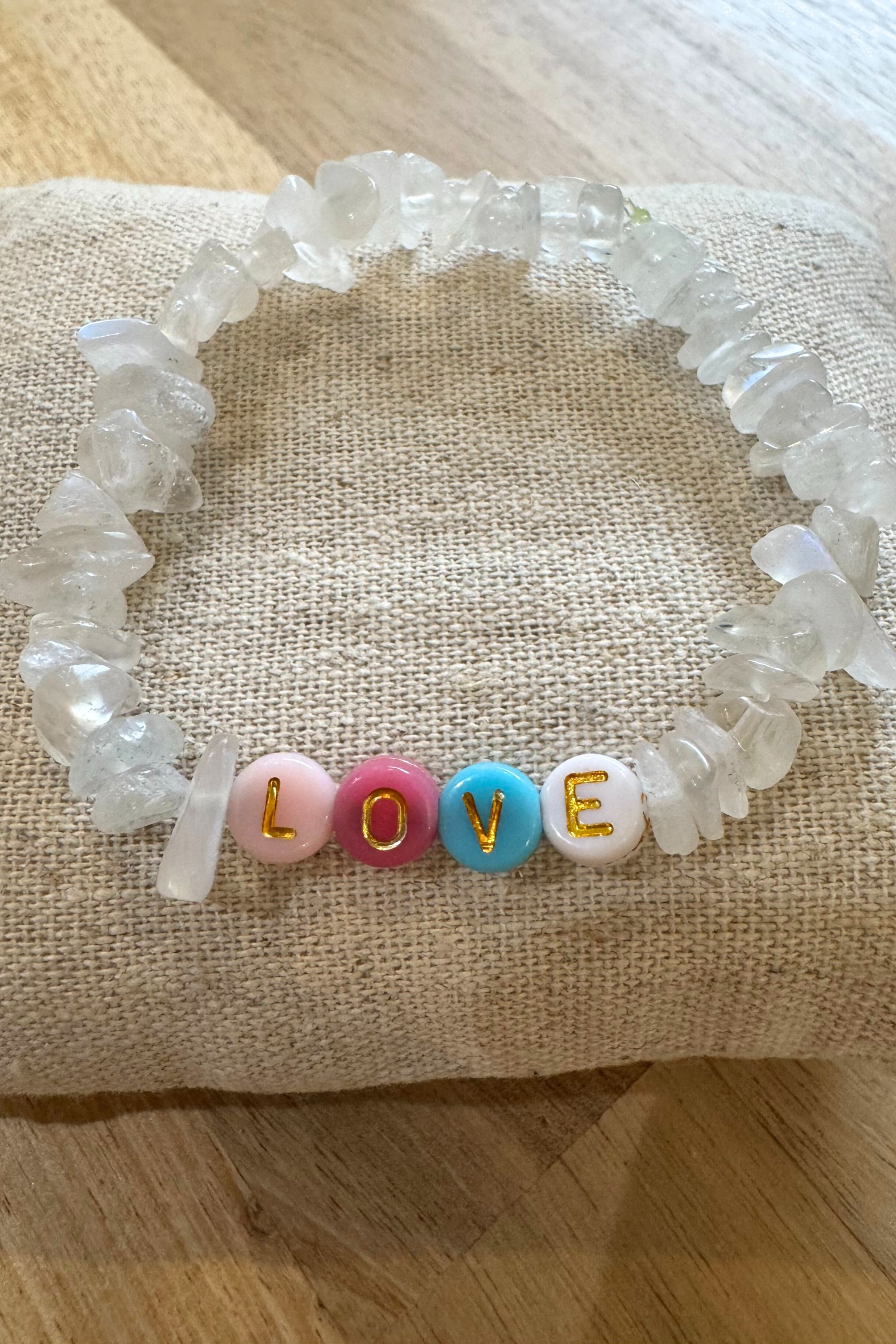 SELF LOVE CLUB MOONSTONE AND BEADS BRACELET